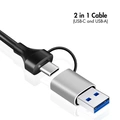 USB-A/USB-C -> 2,5 Gigabit Nätverksadapter RJ45