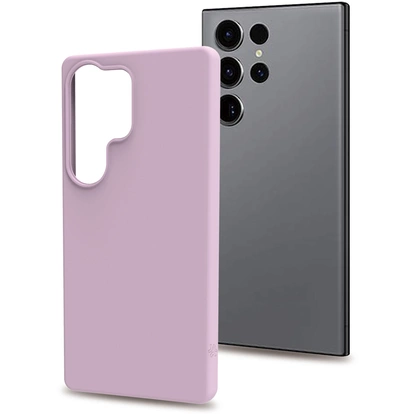 Cromo Soft rubber case Galaxy S25 Ultra Rosa