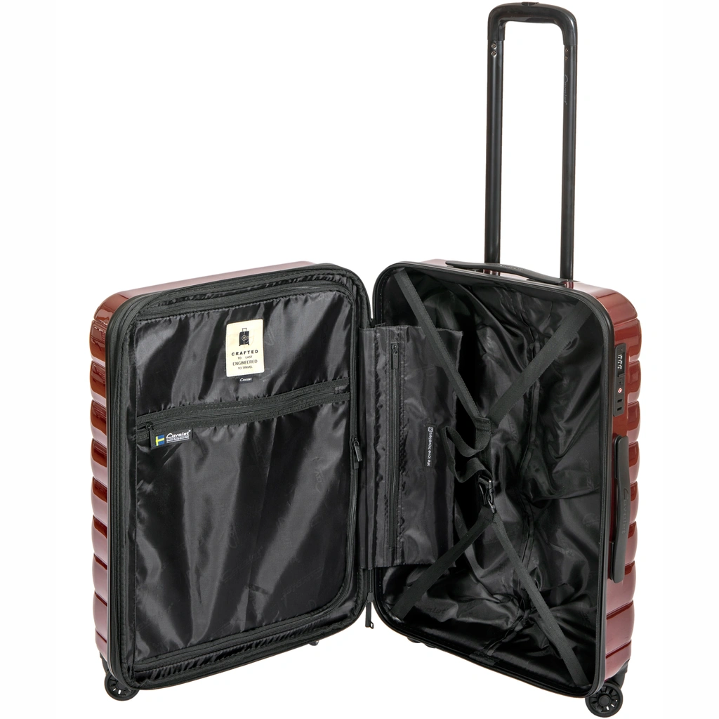 Suitcase Smygehuk Medium Burgundy