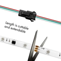 Smart Digital RGB-LED-strip adressbar 400 lm 5m LED WiFi Tuya