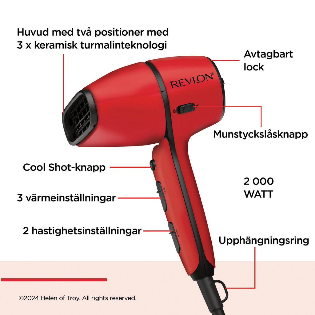 Hårfön Airflow Control 2000watt RVDR5320
