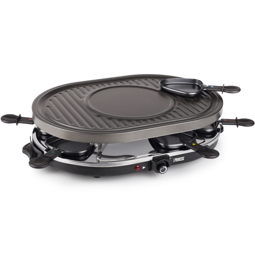Raclette 8 Oval Grill Party 162700 43X30cm Grill Plate