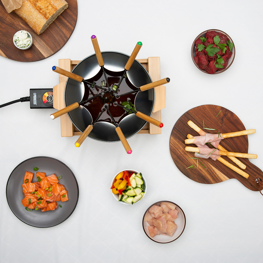 Fondueset Pure Bamboo 173025 1,5l 8st pinnar