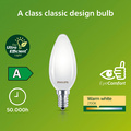 LED E14 Kron B35 2,3W (40W) Frostad 485lm 2700K Energiklass A