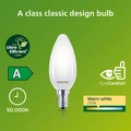 LED E14 Kron B35 2,3W (40W) Frostad 485lm 2700K Energiklass A