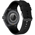 Trainerhalo Smartwatch med rund urtavla Svart
