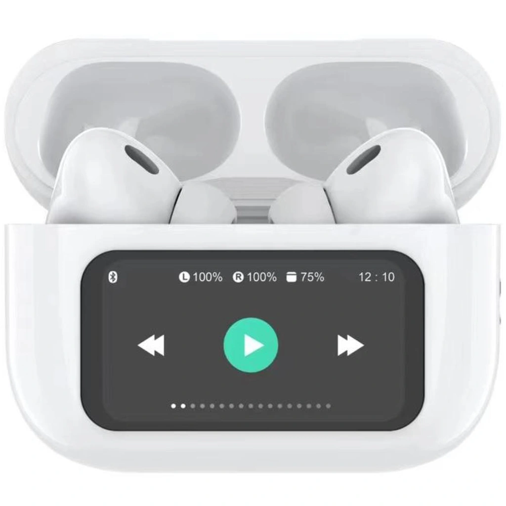 Earbuds In-Ear TWS ANC ENC LED Sound LED White