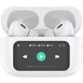 Hörlurar In-Ear TWS ANC ENC LED Sound LED Vit
