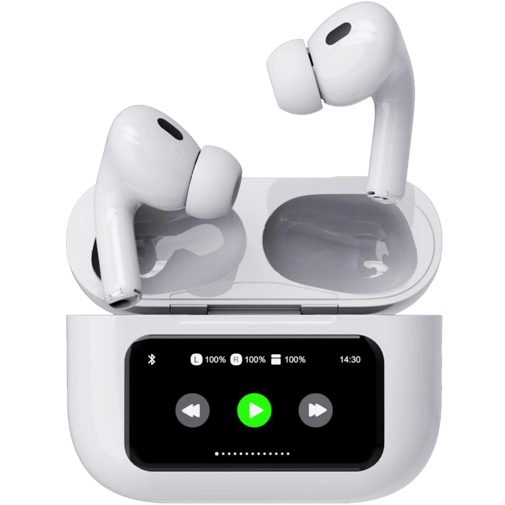 Earbuds In-Ear TWS ANC ENC LED Sound LED White