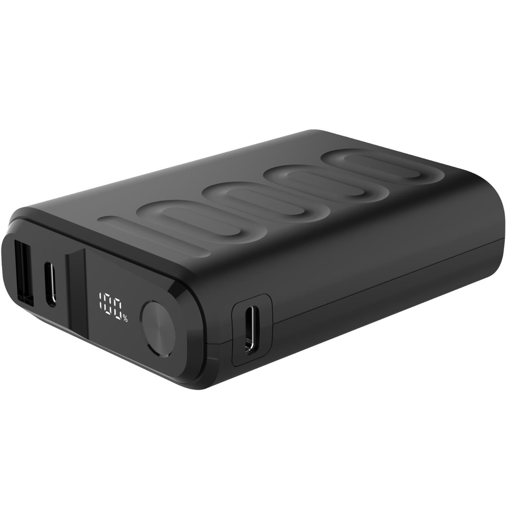 PowerBank 10.000 mAh 20W PD Svart