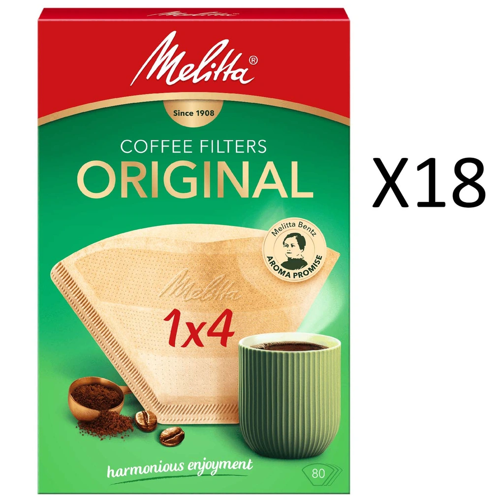 Kaffefilter Orginal 1X4 Oblekta 80-pack (18st DFP)
