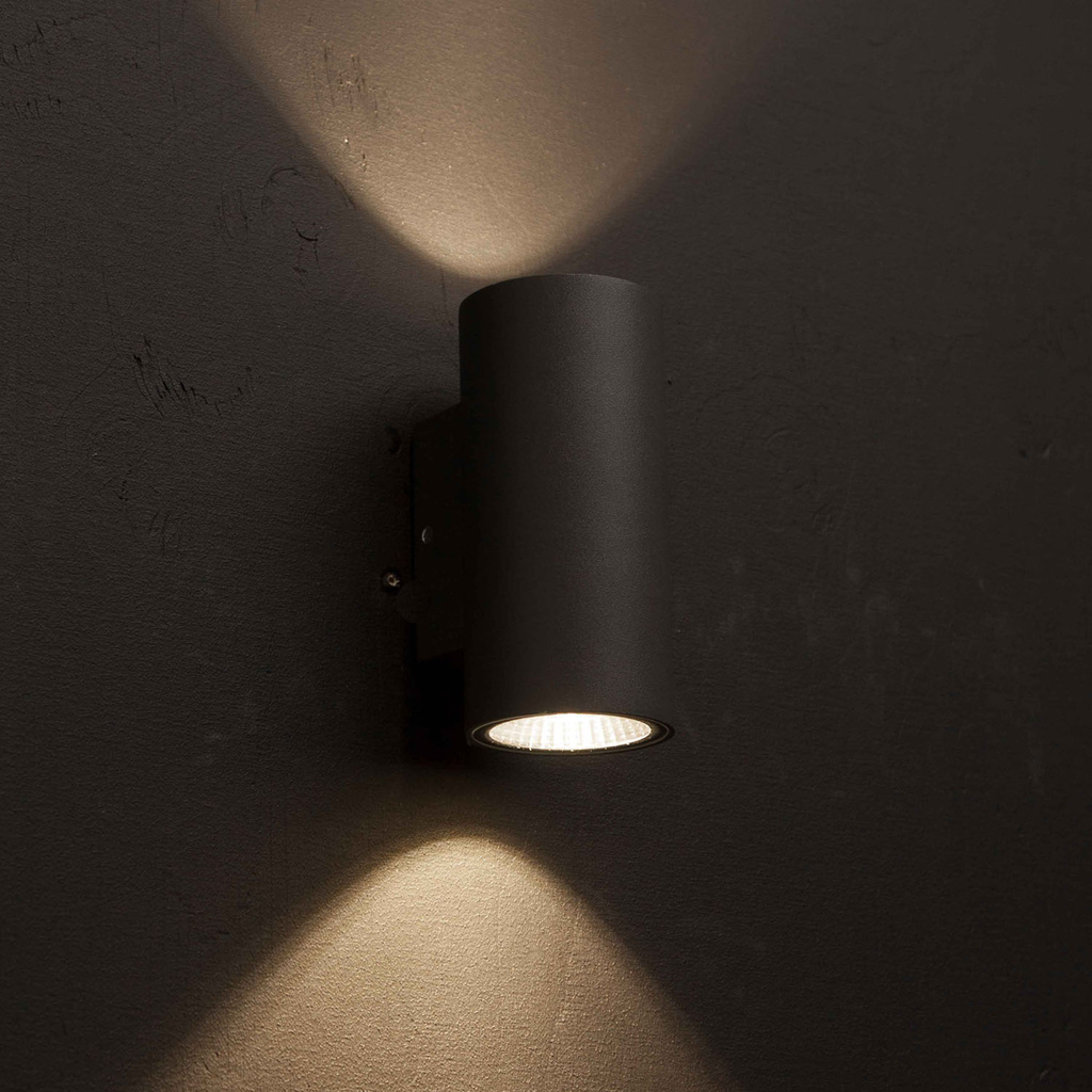 Erik II Väggarmatur LED IP65 3000K 6W 494lm Antracit