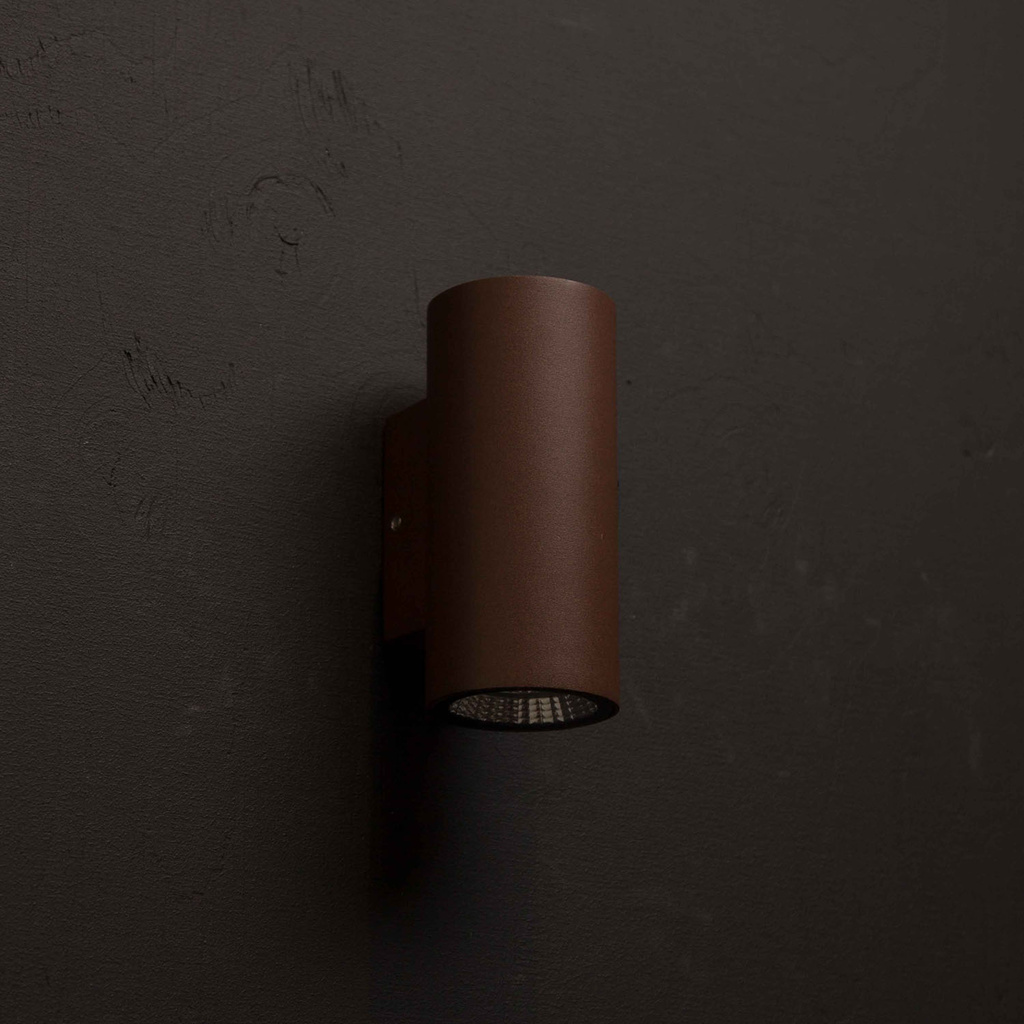 Erik II Väggarmatur LED IP65 3000K 6W 494lm Corten