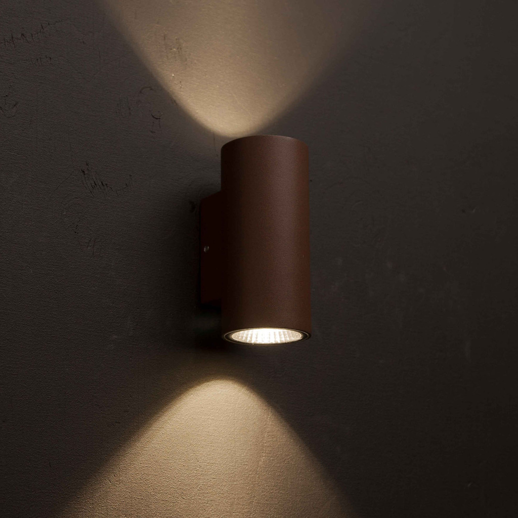 Erik II Väggarmatur LED IP65 3000K 6W 494lm Corten