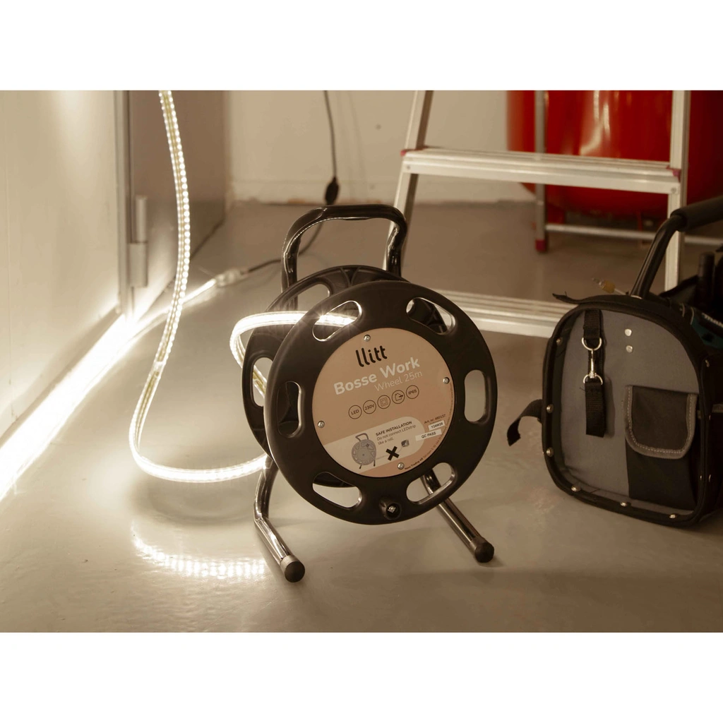 Bosse Work Wheel Ledstrip arbetsbelysning 25m IP65 4000K 200W 20000lm
