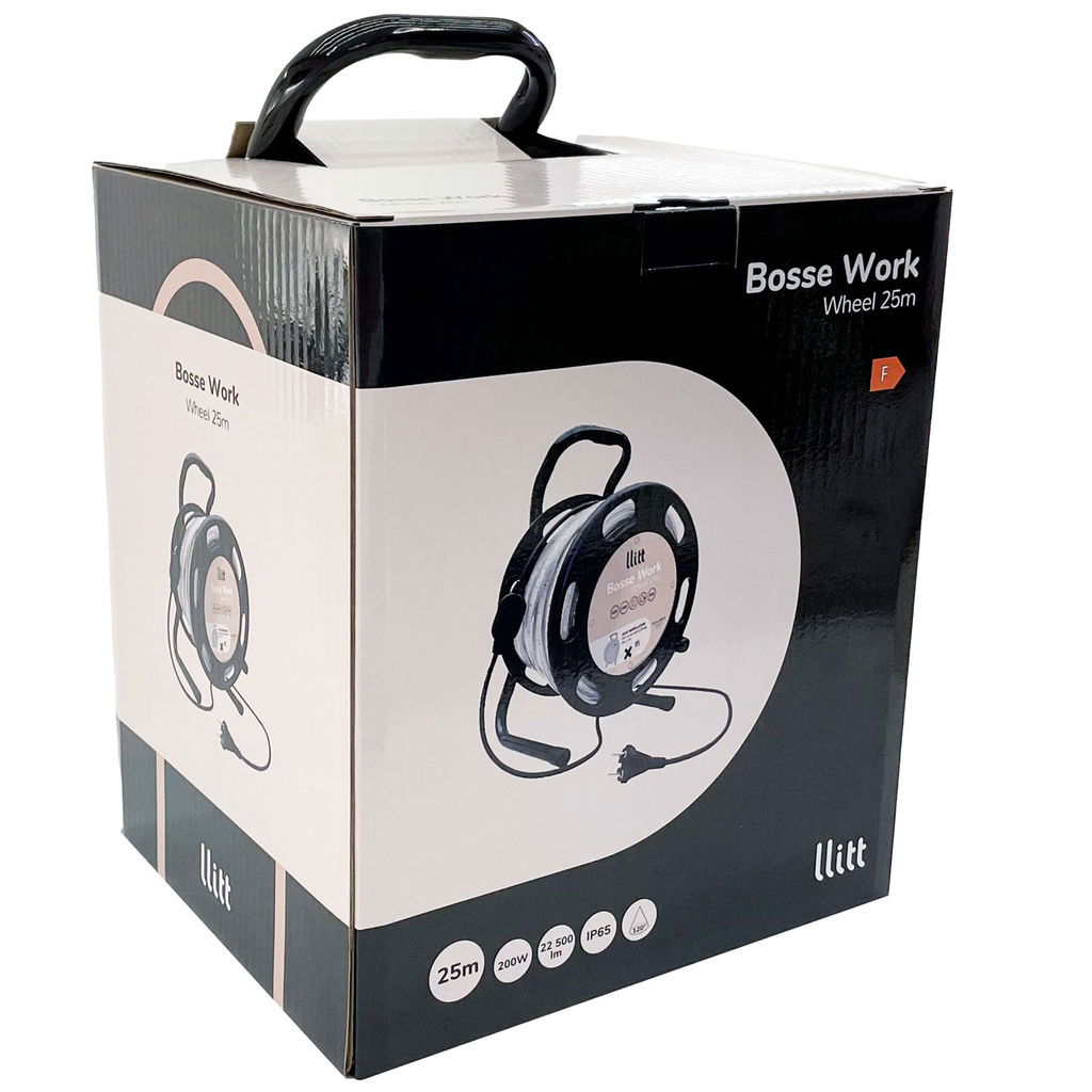 Bosse Work Wheel Ledstrip arbetsbelysning 25m IP65 4000K 200W 20000lm