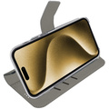 Wally Wallet Case iPhone 16 Plus Svart