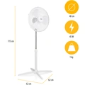 Stand Fan 40cm Adjustable Height 85-115cm