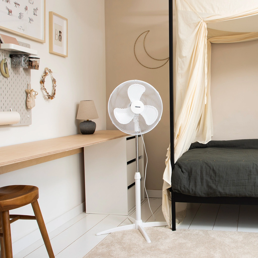 Stand Fan 40cm Adjustable Height 85-115cm