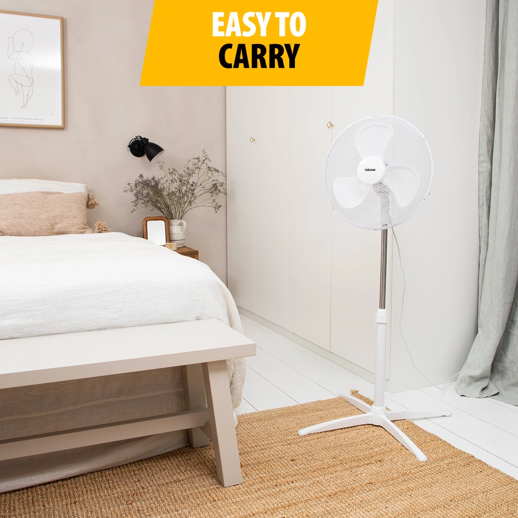 Stand Fan 40cm Adjustable Height 85-115cm