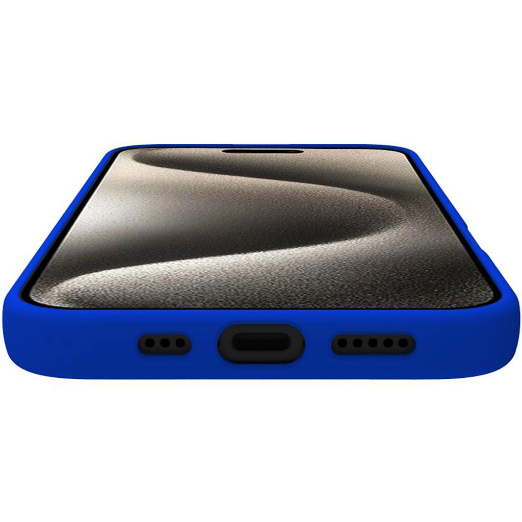 Cromomag Magnetic Soft rubber case MagSafe iPhone 16 Pro Blå