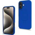 Cromomag Magnetic Soft rubber case MagSafe iPhone 16 Blå