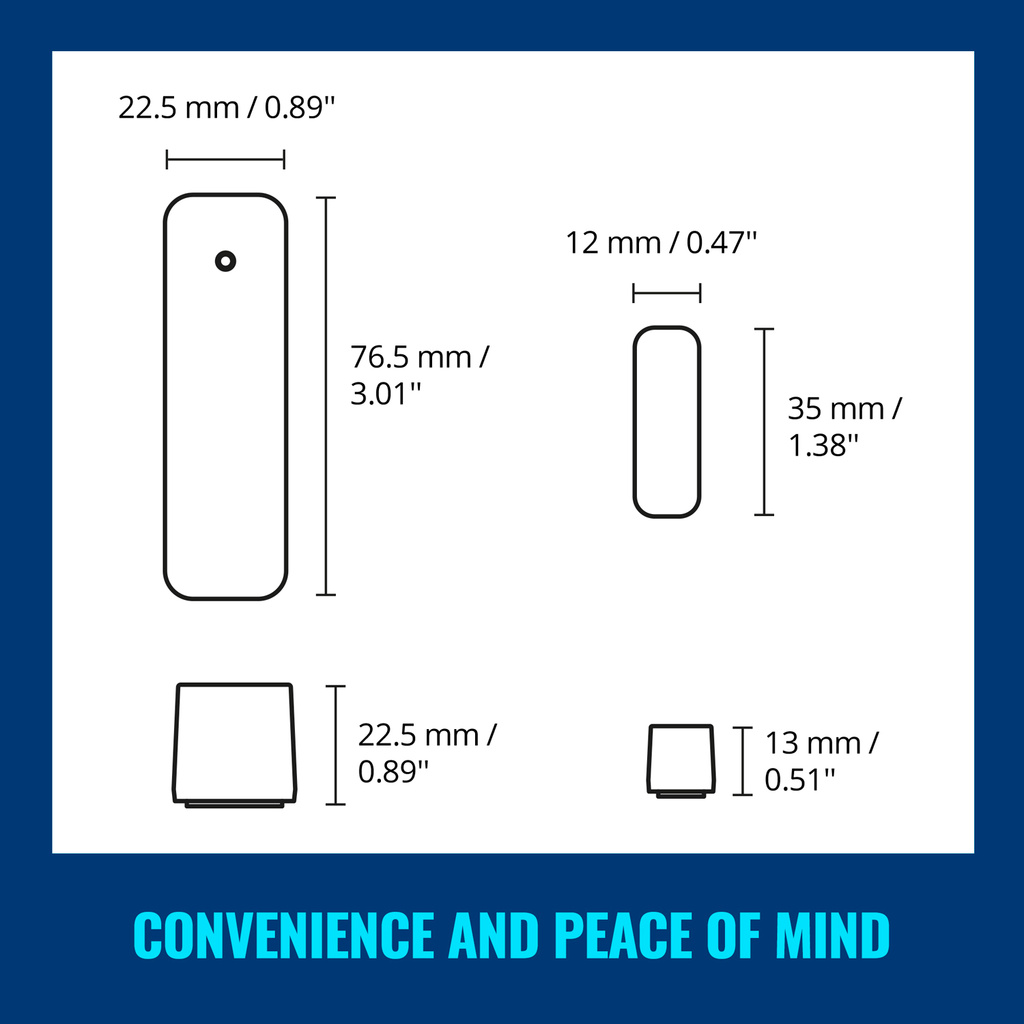 WiFi Smart Kontaktsensor 2-pack