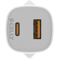 USB-laddare GaN 1 x USB-A + 1 x USB-C PD 25W