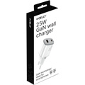 USB-laddare GaN 1 x USB-A + 1 x USB-C PD 25W