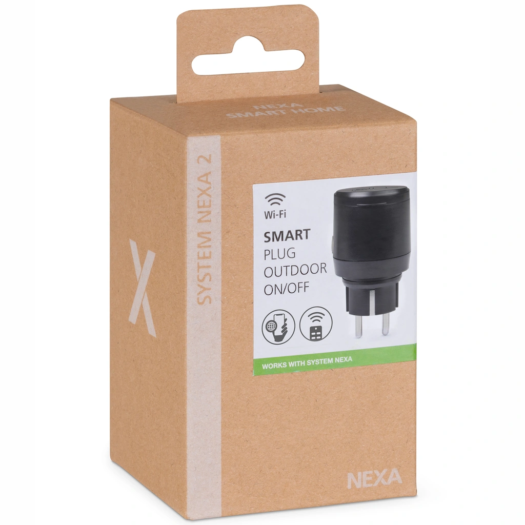 WPO-01 Smart Plug Utomhus IP44 På/Av 3500W System Nexa 2 WiFi/433