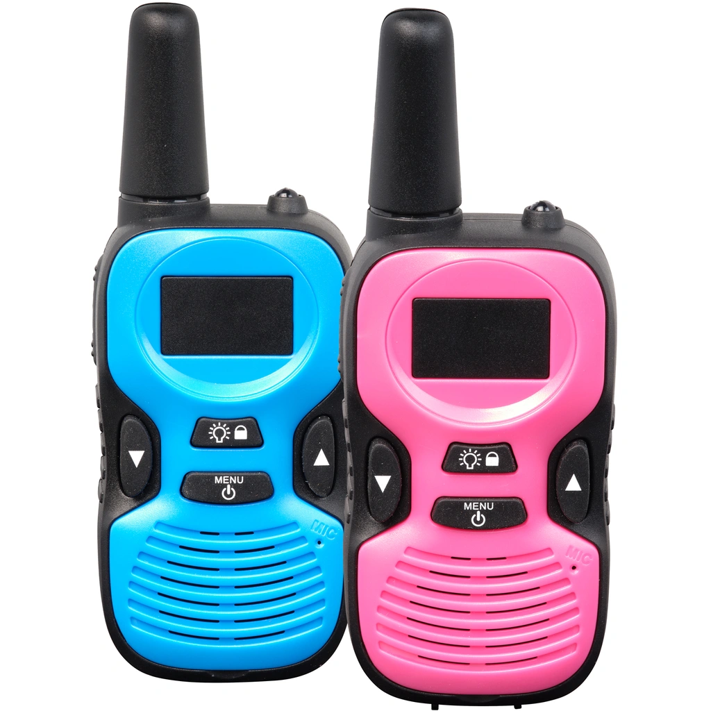 Walkie Talkie "Kids set" Två handenheter 8 kanaler WTK-441 Blå / Rosa