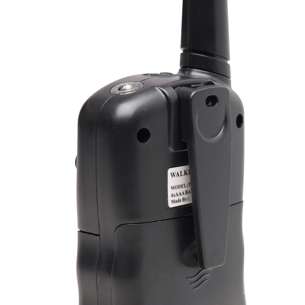 Walkie Talkie Två handenheter Åtta kanaler WTA-449 Svart