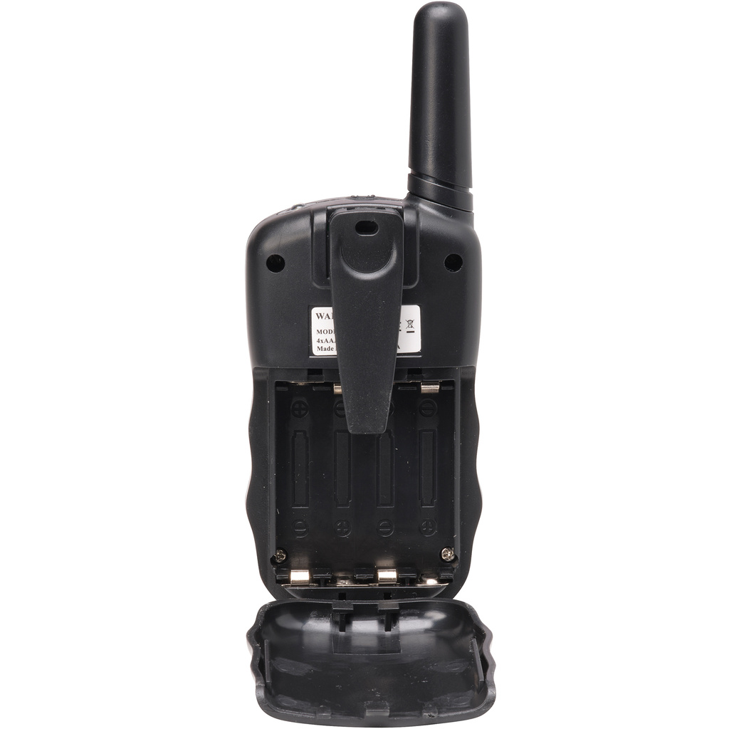 Walkie Talkie Två handenheter Åtta kanaler WTA-449 Svart