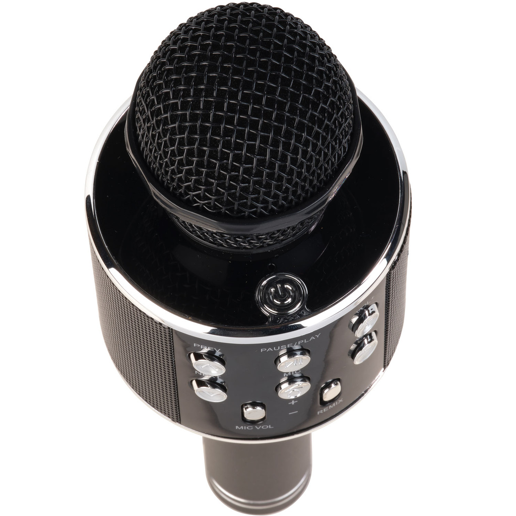 Karaoke-mikrofon Bluetooth Inbyggd högtalare KMS-20B Svart