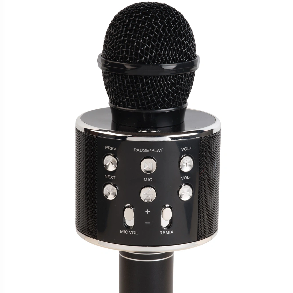 Karaoke-mikrofon Bluetooth Inbyggd högtalare KMS-20B Svart