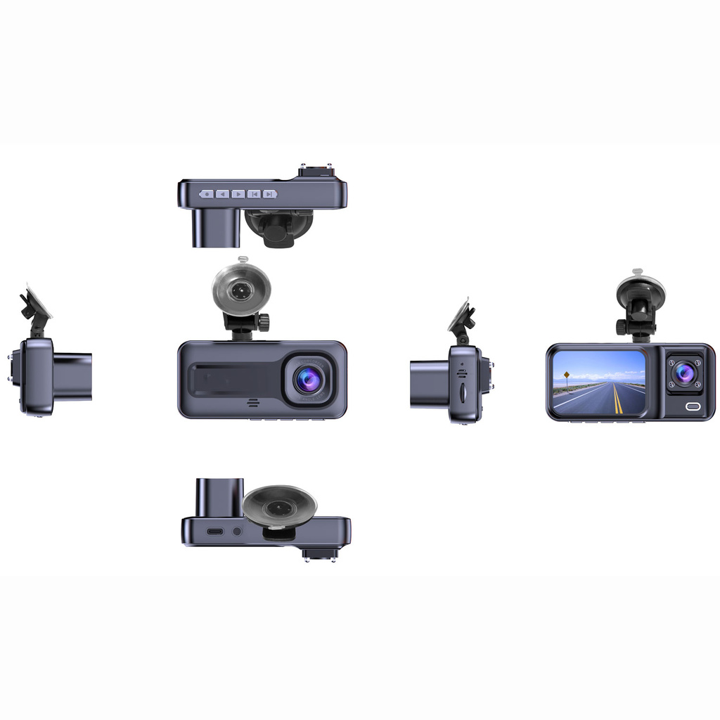 Bilkamera Dubbla linser (framåt och bakåt) CCT-2500