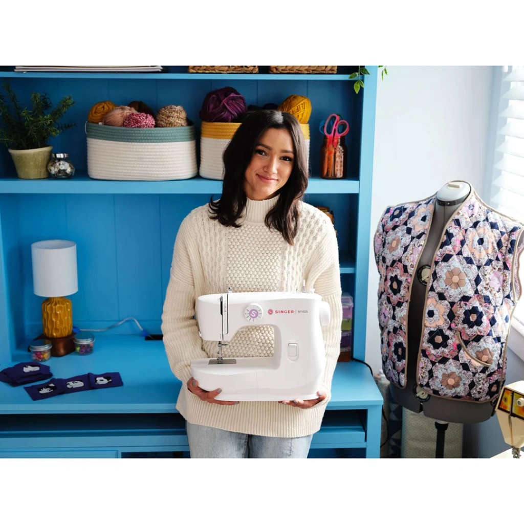 Symaskin M1605 Mekanisk 6st sömmar LED belysning