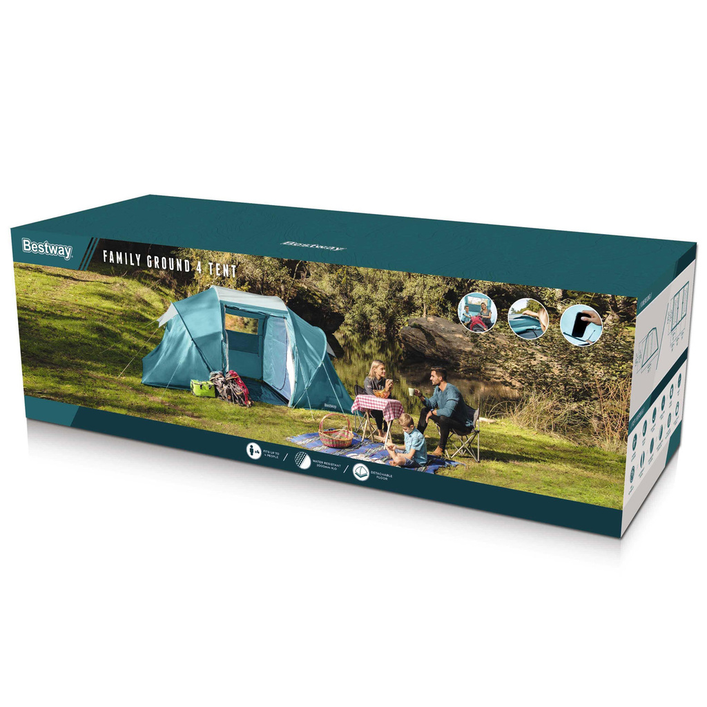 Family tent 4man 4.60m x 2.30m x 1.85m