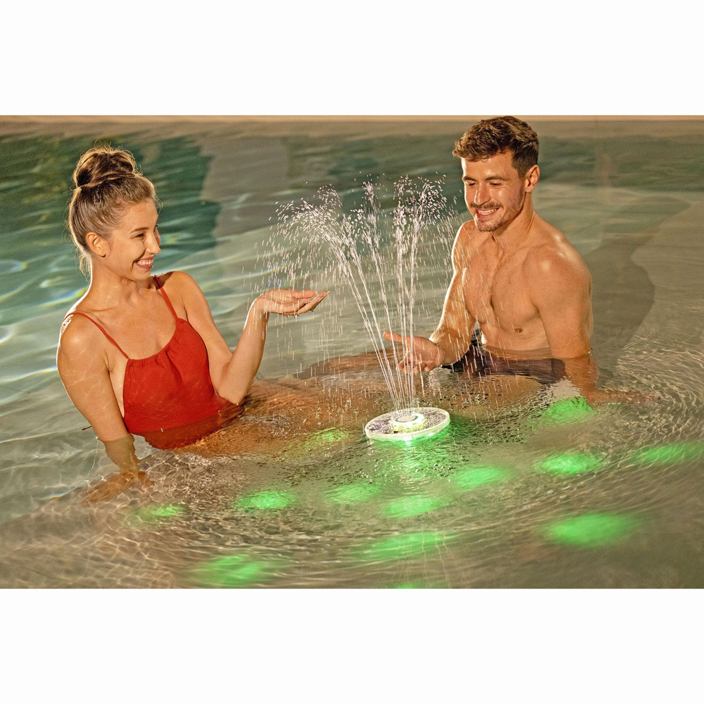 FloatBright Solcell LED Poolfontän