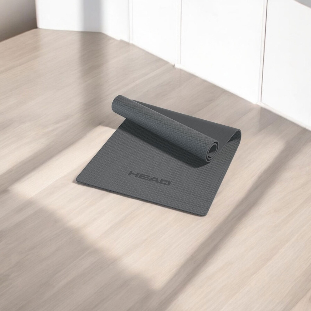 Yoga Mat TPE 183cm Black