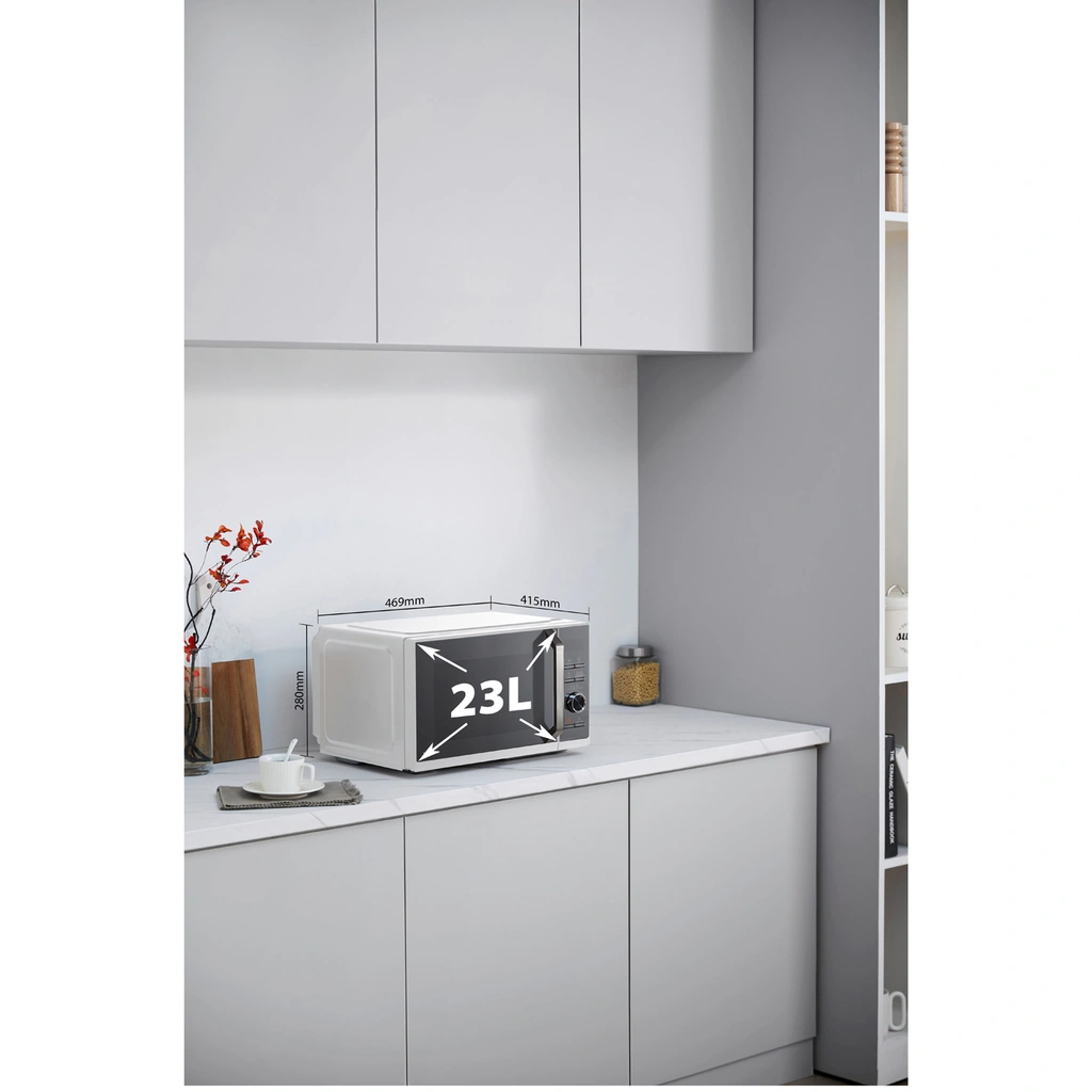 Mikrovågsugn 23L, 3 i 1 Grill/Airfryer 900/1000/1700W