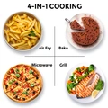 Mikrovågsugn 26L, 3 i 1 Grill/Airfryer 900/1000/2100W