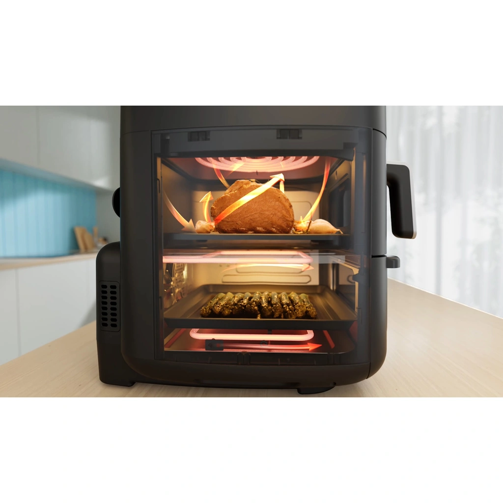 Airfryer 2 i 1 Kombination med Ugn 6,4 + 4,4 Liter