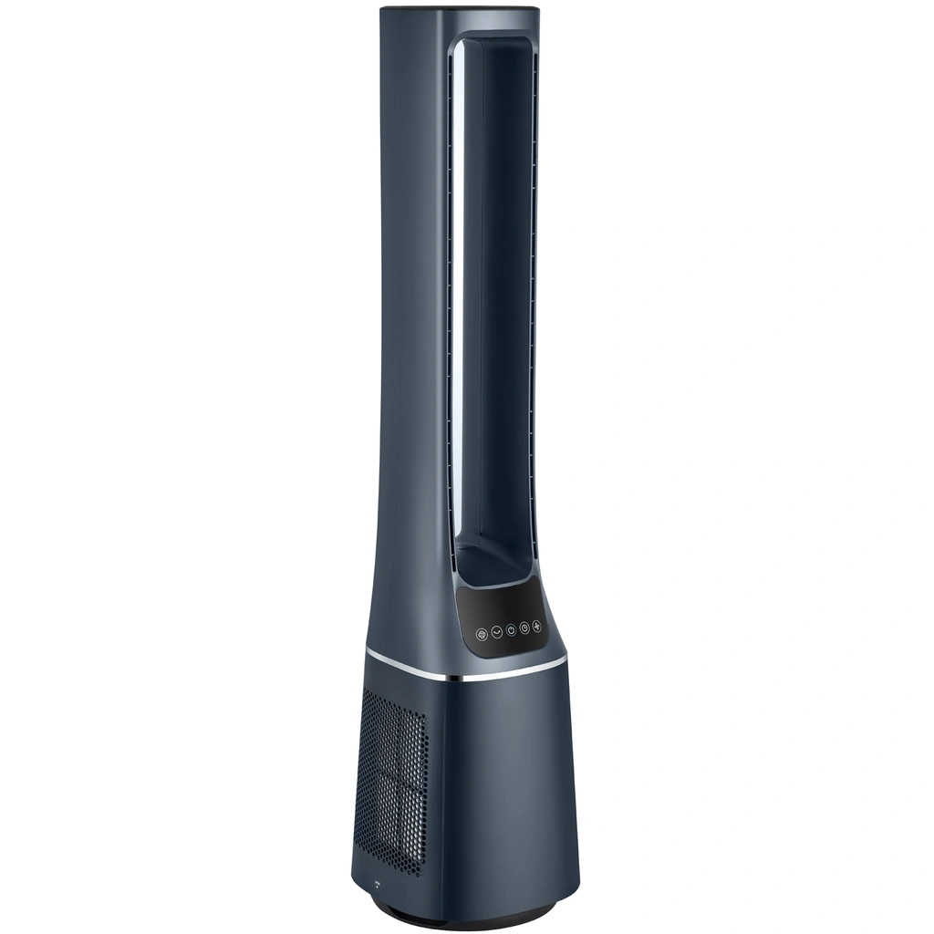 Golvfläkt 2 i 1 med Luftrenare WiFi Mörkblå