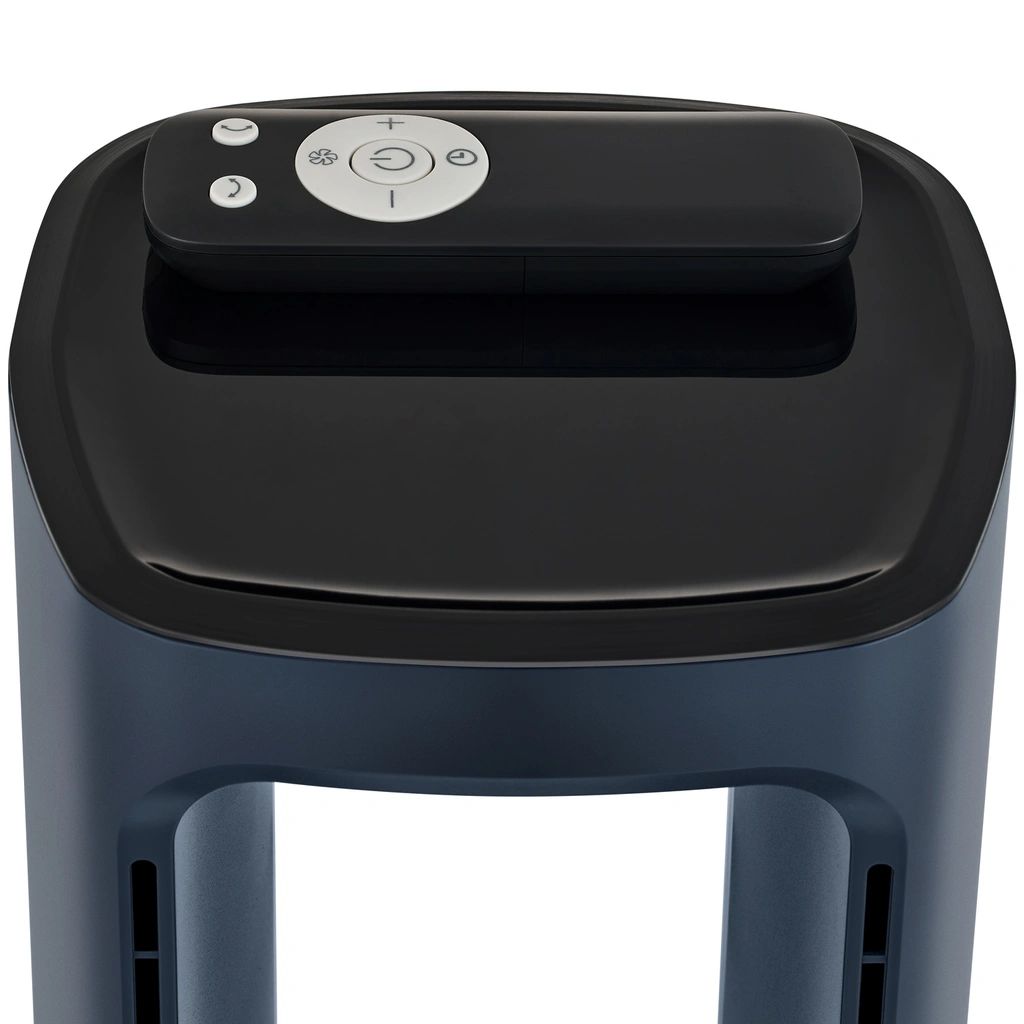 Golvfläkt 2 i 1 med Luftrenare WiFi Mörkblå