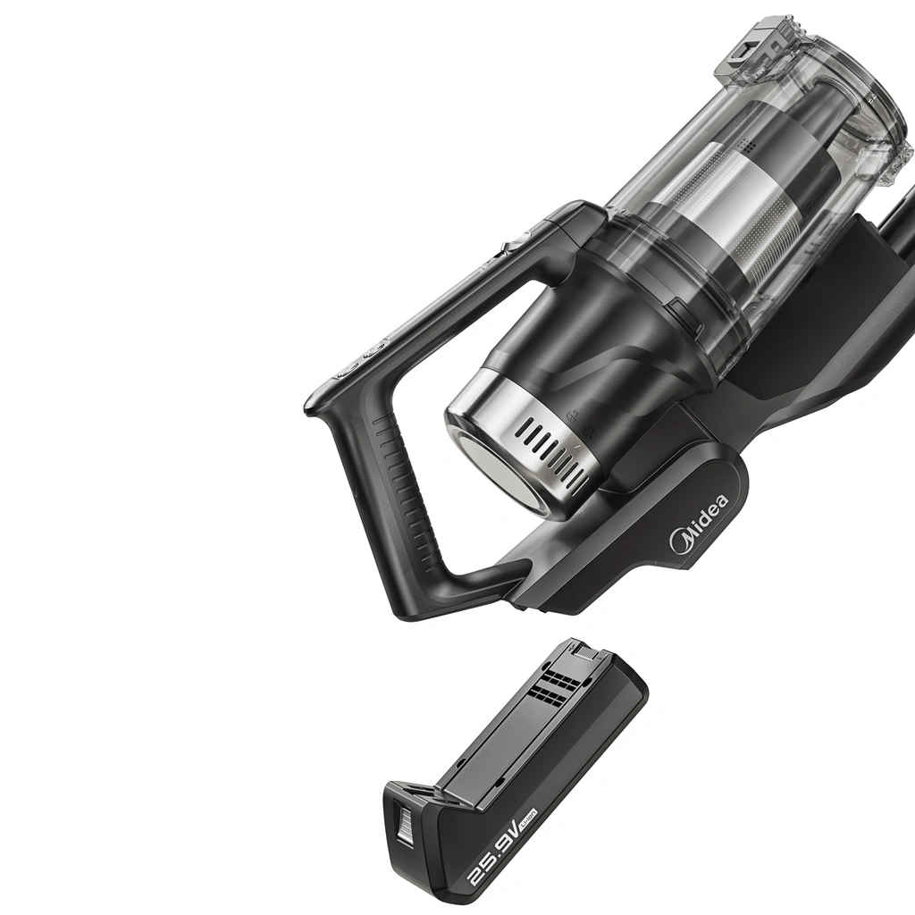 Skaftdammsugare med Tömningsstation, 350W BLDC Motor