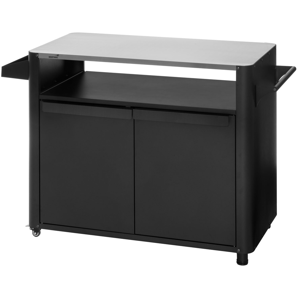 Grillbord Svart 135 x 60 x 90 cm