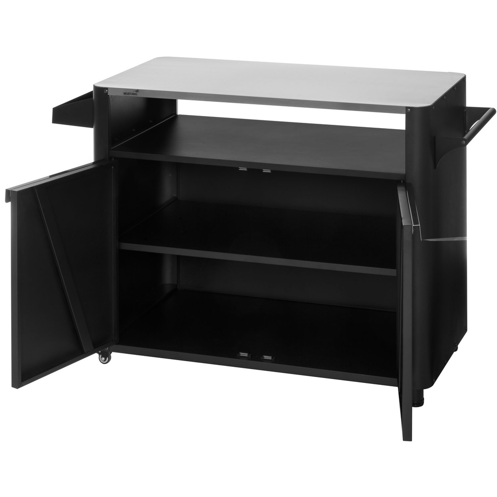 Grillbord Svart 135 x 60 x 90 cm