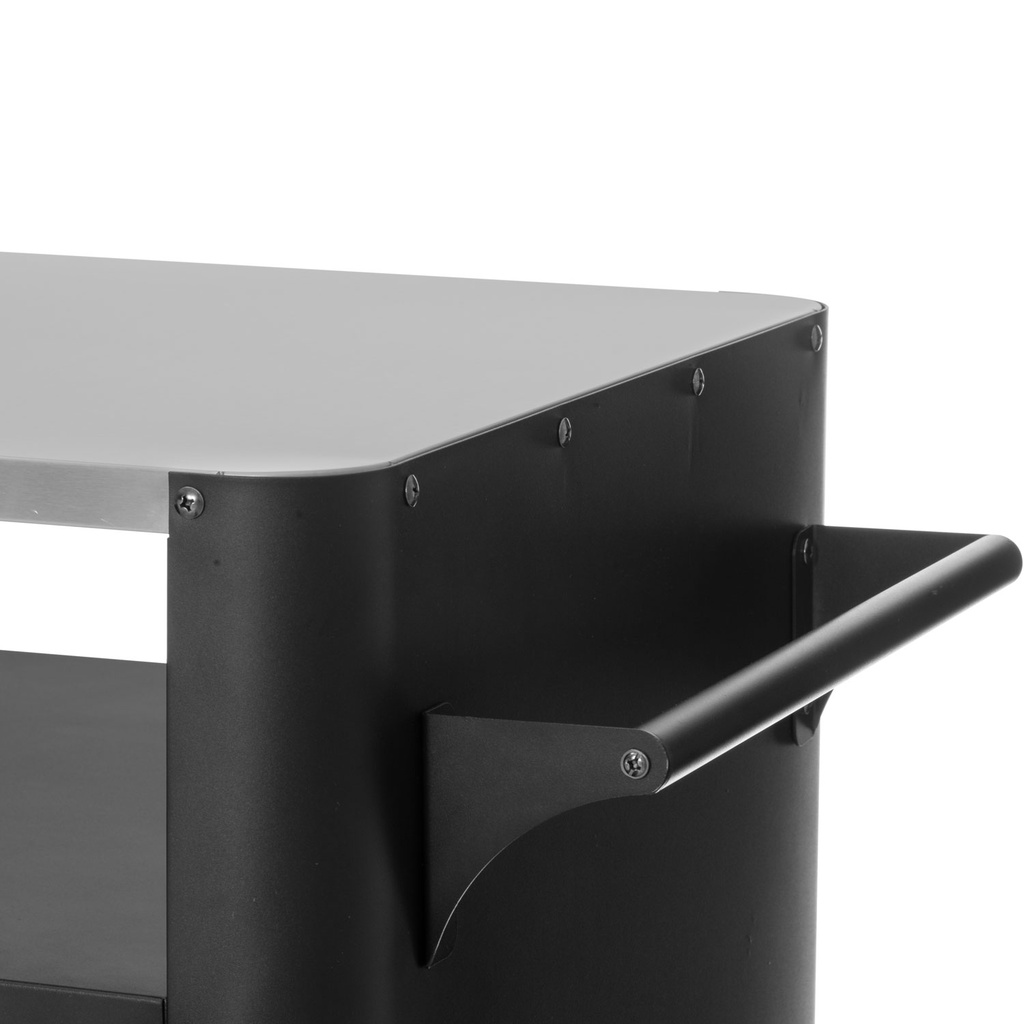 Grillbord Svart 135 x 60 x 90 cm