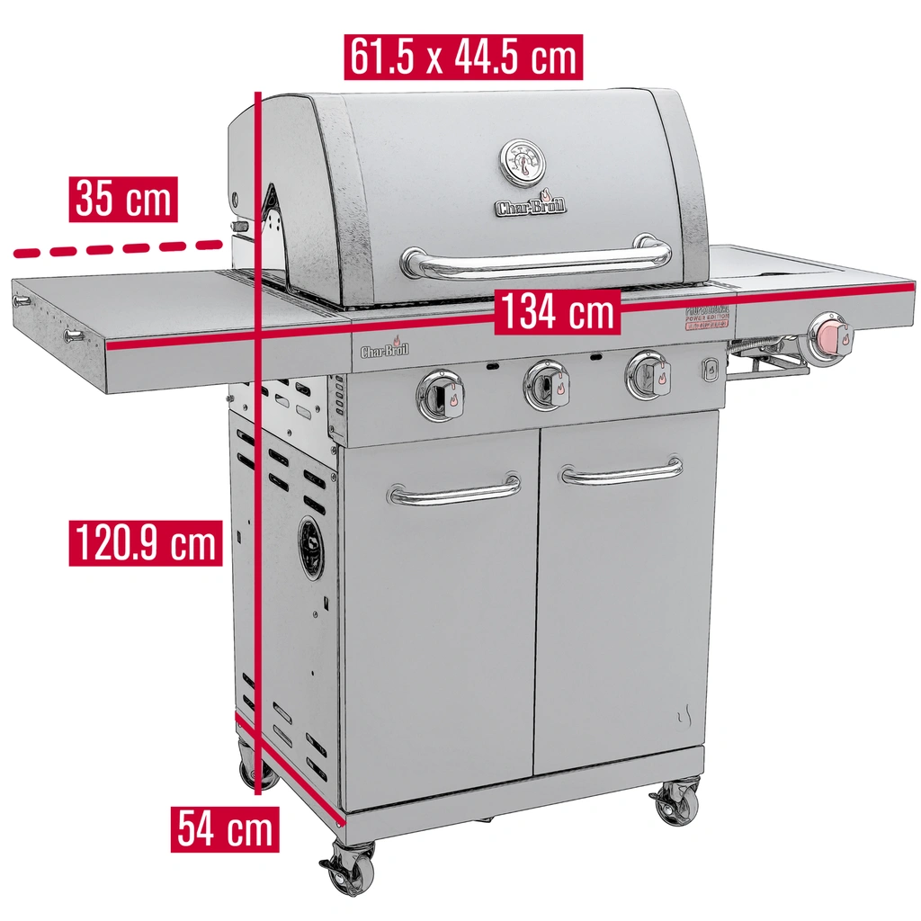 Gasolgrill Professional POWER EDITION 3       140984